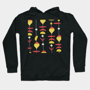 Retro 1950s Pattern. Hoodie